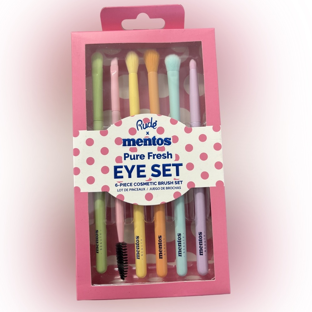RUDE x Mentos Eye Brush Set - Pastel Collection